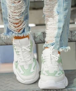 HT EN BLOOM | LILY DADDY SOLE SNEAKER MINT NEW ARRIVALS