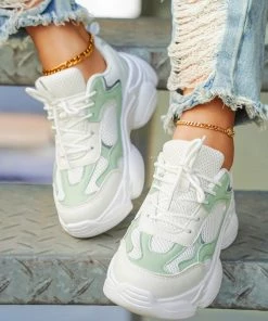 HT EN BLOOM | LILY DADDY SOLE SNEAKER MINT NEW ARRIVALS