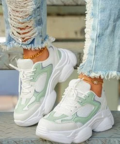 HT EN BLOOM | LILY DADDY SOLE SNEAKER MINT NEW ARRIVALS