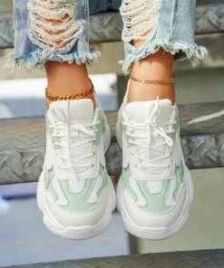 HT EN BLOOM | LILY DADDY SOLE SNEAKER MINT NEW ARRIVALS
