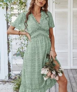 DY NEW ARRIVALS ROSALINDA MIDI DRESS - MINT