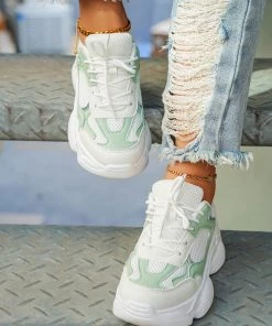 HT EN BLOOM | LILY DADDY SOLE SNEAKER MINT NEW ARRIVALS