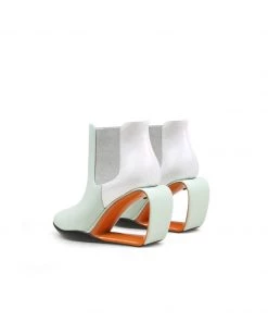 Jady Rose New In Shoes Smaibulun Doll | Genuine Leather Elevator Wedge-Heel Silver Mint Ankle Boots 13 Jady Rose New In Shoes Smaibulun Doll | Genuine Leather Elevator Wedge-Heel Silver Mint Ankle Boots