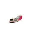 Jady Rose JadyRose | Open Twisted-Heel Leather Slide Sandal - Beige Pink