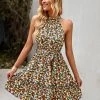 DY BONAFIQUE MINI DRESS - MULTI FLORAL New In Clothing