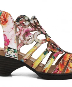 Jady Rose JadyRose | Elevator-Heel Leather Slingback Sandal S/S 2022