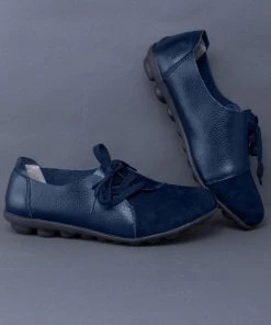 ATC Side-Lace Leather Loafers - MAMA LOVE