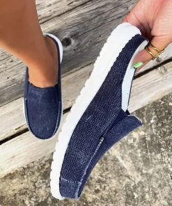 HT En Bloom | Navy Canvas Gianna Mule