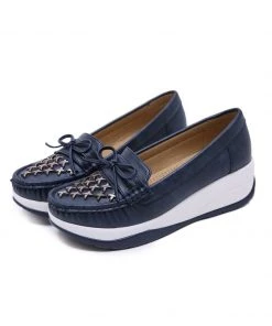 SIKETU | X METAL UPPER NAVY PLATFORM LOAFER S/S 2022