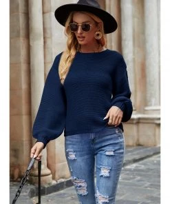 QDYH New In Clothing Smaibulun | Puff Sleeve Scarf Sweater 19 QDYH New In Clothing Smaibulun | Puff Sleeve Scarf Sweater