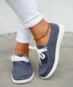 HT New In Shoes EN BLOOM | PIPPA BOAT SHOE NAVY