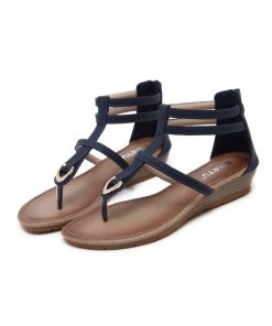 SIKETU | Navy Gladiator Sandals NEW ARRIVALS