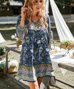 DY AURINA BOHO DRESS - NAVY NEW ARRIVALS 8 DY AURINA BOHO DRESS - NAVY NEW ARRIVALS