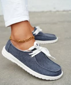 HT New In Shoes EN BLOOM | PIPPA BOAT SHOE NAVY