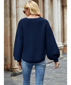 QDYH New In Clothing Smaibulun | Puff Sleeve Scarf Sweater 20 QDYH New In Clothing Smaibulun | Puff Sleeve Scarf Sweater