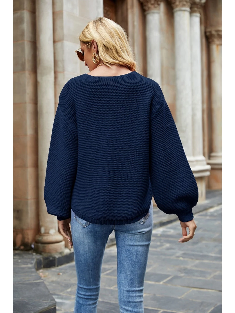 QDYH New In Clothing Smaibulun | Puff Sleeve Scarf Sweater 9 QDYH New In Clothing Smaibulun | Puff Sleeve Scarf Sweater