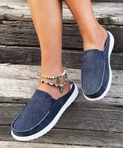 HT En Bloom | Navy Canvas Gianna Mule