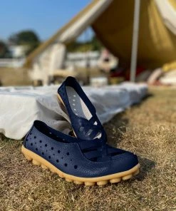 ATC Side Cut And Cross-Toe Leather Loafers - MAMA LOVE