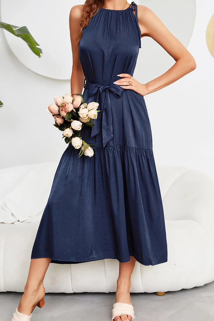 DY CADENCE Plain Midi Dress - Navy NEW ARRIVALS 4 DY CADENCE Plain Midi Dress - Navy NEW ARRIVALS