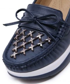 SIKETU | X METAL UPPER NAVY PLATFORM LOAFER S/S 2022