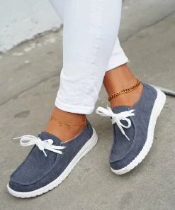 HT New In Shoes EN BLOOM | PIPPA BOAT SHOE NAVY