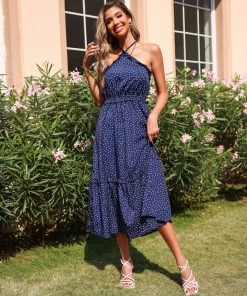 BFZY JANAHA DRESS - NAVY BLUE