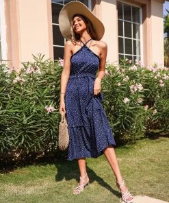 BFZY JANAHA DRESS - NAVY BLUE