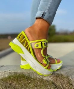 YL Double-Strap Platform Sandal - EN BLOOM