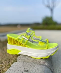 YL Double-Strap Platform Sandal - EN BLOOM