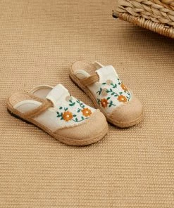 TC Cactus Rose | Summer Blooms Embroidered Mules - Women New In Shoes