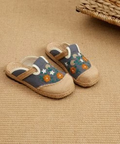 TC Cactus Rose | Summer Blooms Embroidered Mules - Women New In Shoes