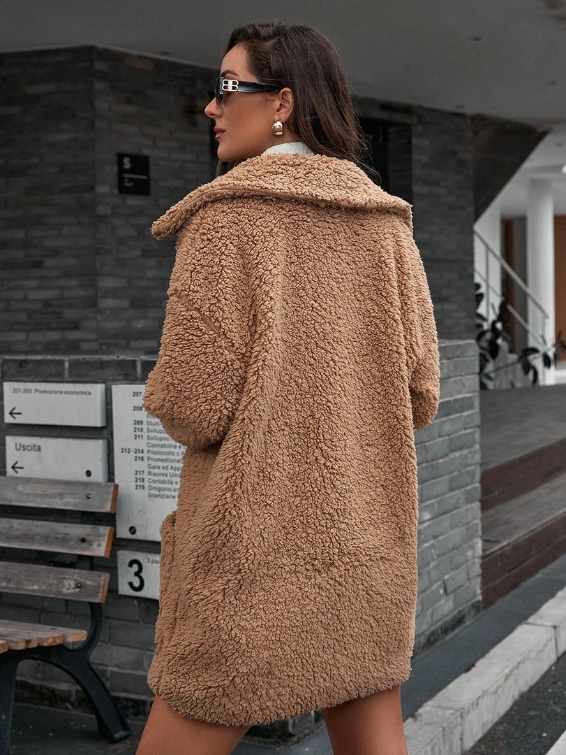 YBL Smaibulun | Single-Breasted Fleece Coat New In Clothing 15 YBL Smaibulun | Single-Breasted Fleece Coat New In Clothing