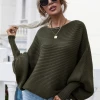 MY Smaibulun | Olive Shoulder Cut-Out Knit Sweater New In Clothing