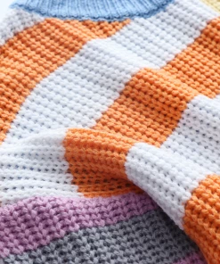 MY New In Clothing Smaibulun | ROBERTA Stripe Multi Color Knit Top