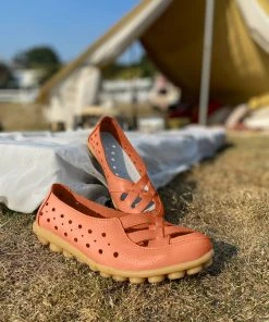 ATC Side Cut And Cross-Toe Leather Loafers - MAMA LOVE