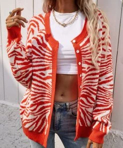 MY NEW ARRIVALS Smaibulun | Tiger Year Animal Patterned Knit Cardigan - Orange 11 MY NEW ARRIVALS Smaibulun | Tiger Year Animal Patterned Knit Cardigan - Orange