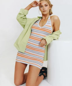 MY NEW ARRIVALS SHIELA KNIT MINI DRESS - ORANGE 15 MY NEW ARRIVALS SHIELA KNIT MINI DRESS - ORANGE