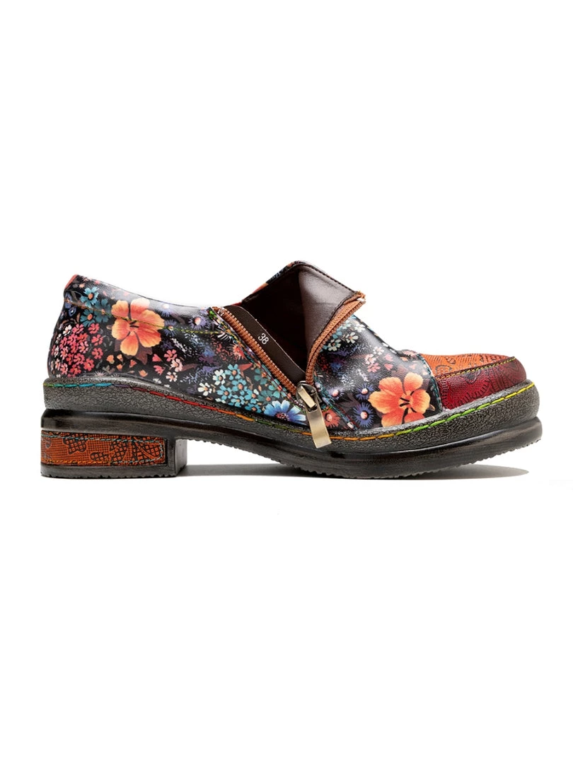 SOFFIA | Genuine Leather Floral Boho Genuine Sneakers 8 SOFFIA | Genuine Leather Floral Boho Genuine Sneakers