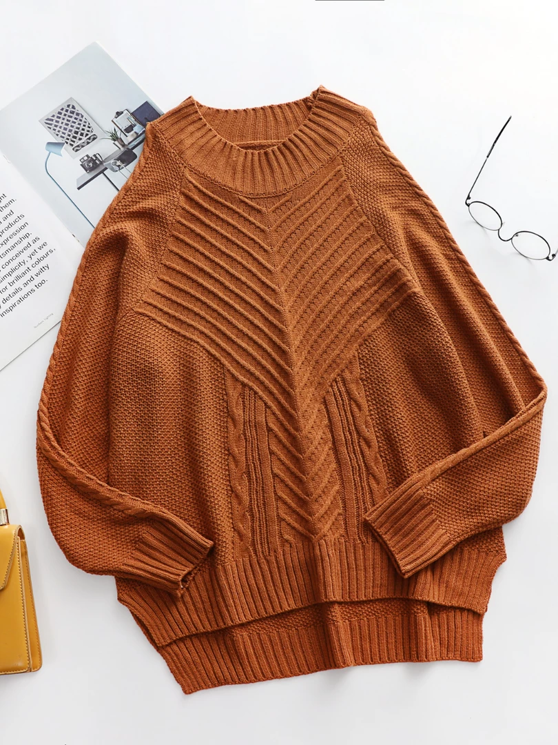 MY Smaibulun | Persimmon Shoulder Cut-Out Knit Sweater New In Clothing 1 MY Smaibulun | Persimmon Shoulder Cut-Out Knit Sweater New In Clothing