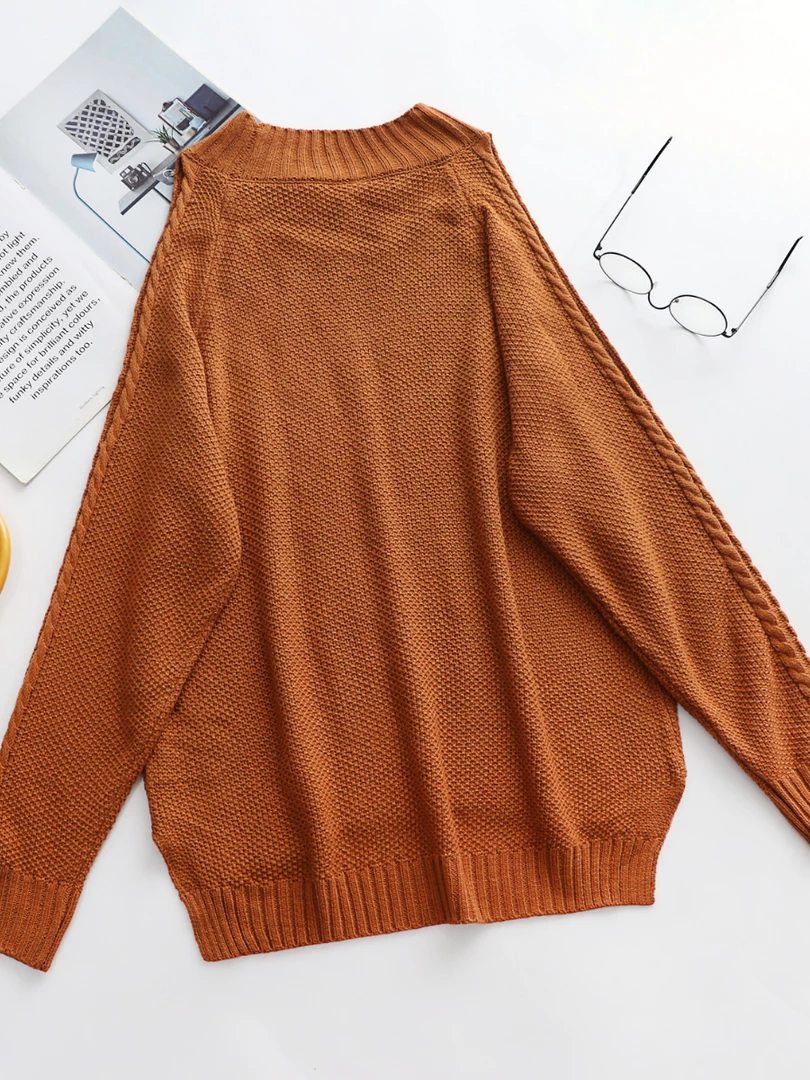 MY Smaibulun | Persimmon Shoulder Cut-Out Knit Sweater New In Clothing 6 MY Smaibulun | Persimmon Shoulder Cut-Out Knit Sweater New In Clothing