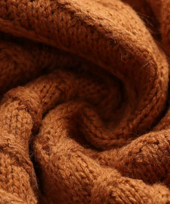 MY Smaibulun | Persimmon Shoulder Cut-Out Knit Sweater New In Clothing 14 MY Smaibulun | Persimmon Shoulder Cut-Out Knit Sweater New In Clothing