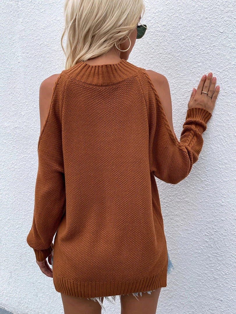 MY Smaibulun | Persimmon Shoulder Cut-Out Knit Sweater New In Clothing 8 MY Smaibulun | Persimmon Shoulder Cut-Out Knit Sweater New In Clothing