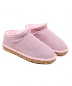 XH New In Shoes SMAIBULUN UGG™ | Fur-Lined Suede Low Slipper Boots