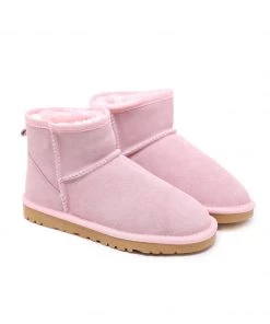XH New In Shoes SMAIBULUN UGG™ | Faux Fur-Lined Genuine Suede Low Boot