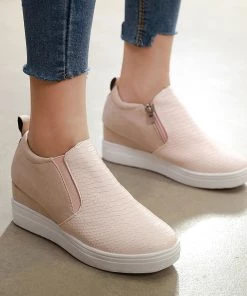 HT Hi-top Contrast Croc-Embossed Sneaker - EN BLOOM Sneaker & Athletic