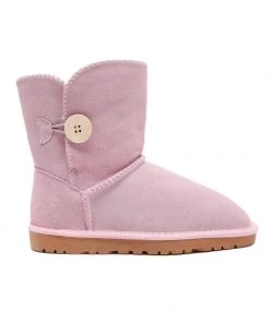 XH SMAIBULUN UGG™ | Faux Fur-Lined Classic Side Button Suede Boot New In Shoes 32 XH SMAIBULUN UGG™ | Faux Fur-Lined Classic Side Button Suede Boot New In Shoes