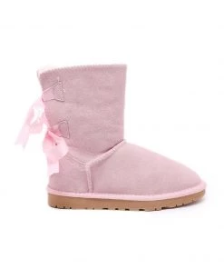 XH New In Shoes SMAIBULUN UGG™ | Back Ribbon Double-Bow Suede Boots