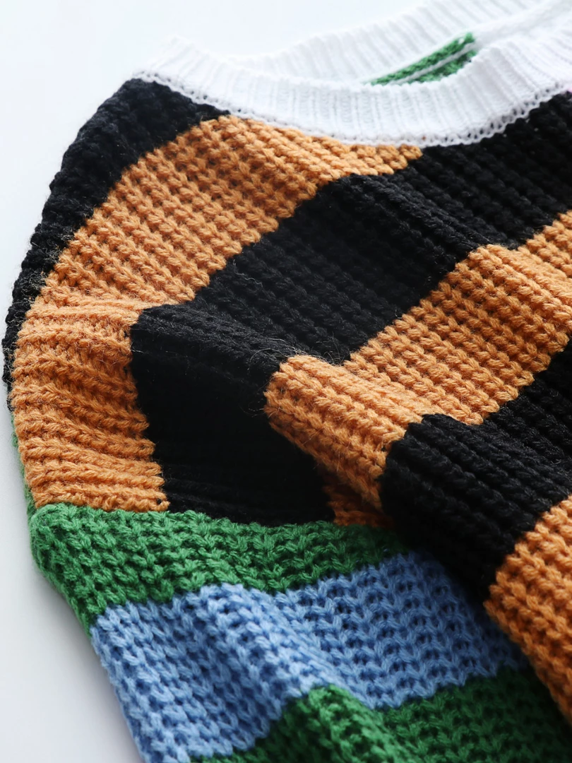 MY Smaibulun | ROBERTA Stripe Block Color Knit Top New In Clothing 3 MY Smaibulun | ROBERTA Stripe Block Color Knit Top New In Clothing