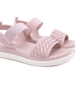 Braided Rubber Band Forever Slides Flat Sandals - SIKETU