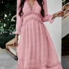 DY ZARNISH MIDI DRESS - PINK